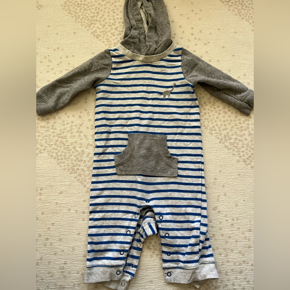Hooded Dinosaur Romper